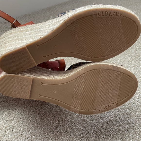 leopard print wedge sandals - Picture 6 of 6